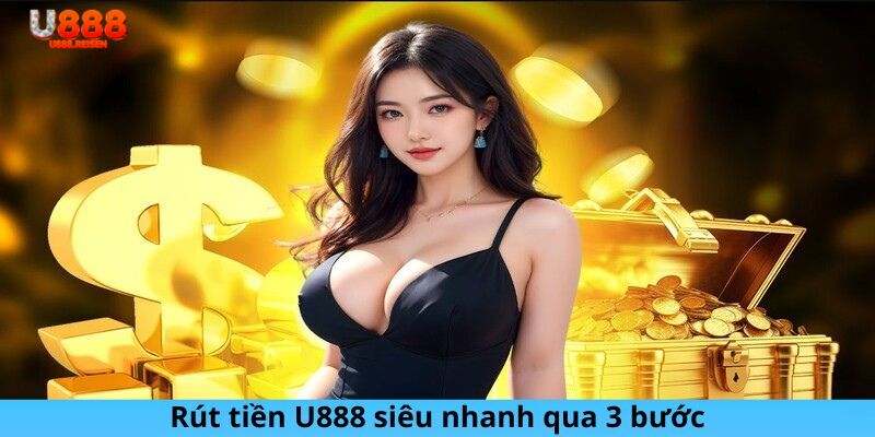 Rút tiền U888 siêu nhanh qua 3 bước